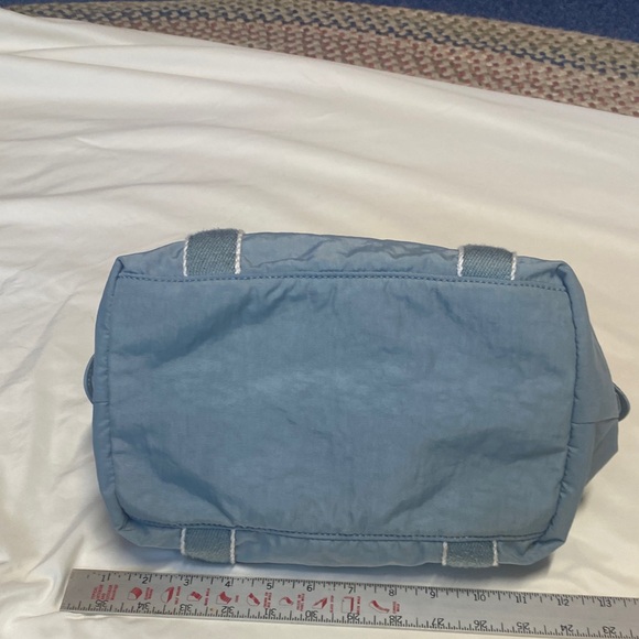 Kipling Blueish green Tote with White Trim - Picture 5 of 16